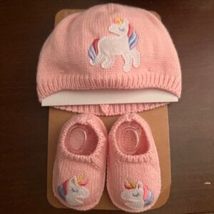 Pink Baby Booties